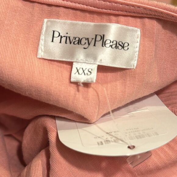 Privacy Please Julian Mini Dress in Salmon Pink NWT XXS - Picture 4 of 6